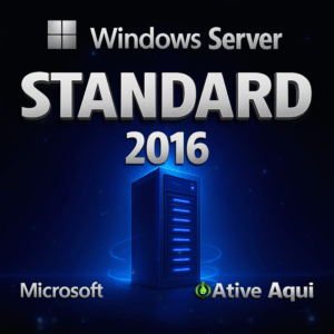 Windows Server 2016 Standard - 32/64 BITS - Licença Vitalícia + Nota Fiscal e Garantia