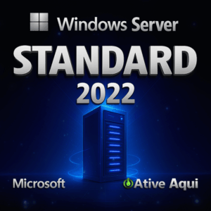 Windows Server 2022 Standard - 32/64 BITS - Licença Vitalícia + Nota Fiscal e Garantia