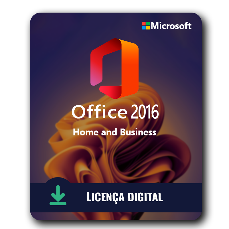 Office 2016 Home And Business - 32/64 BITS - Licença Vitalícia + Nota Fiscal e Garantia