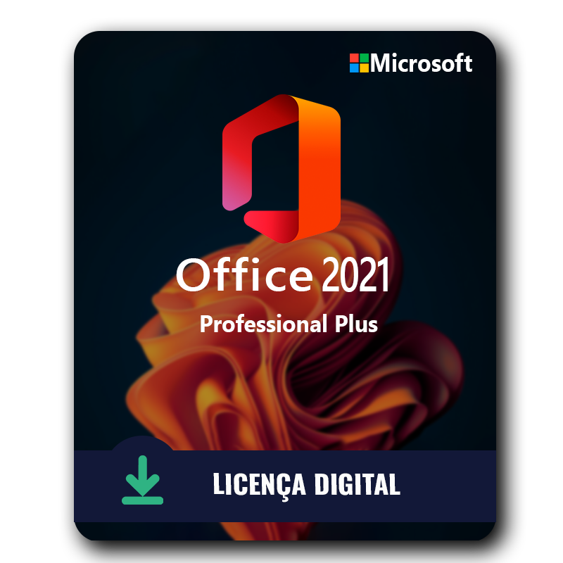 Office 2021 Pro Plus - 32/64 BITS - Licença Vitalícia + Nota Fiscal e Garantia