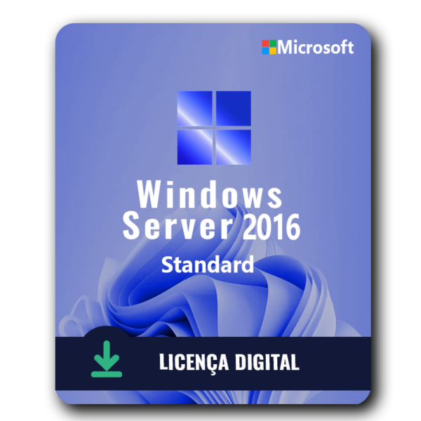 Windows Server 2016 Standard - 32/64 BITS - Licença Vitalícia + Nota Fiscal e Garantia