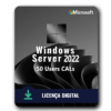 Pacote De 50 User CALs Windows Server 2022 - 32/64 BITS - Licença Vitalícia + Nota Fiscal e Garantia
