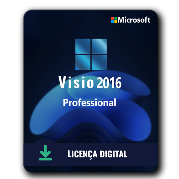 Visio 2016 Professional - 32/64 BITS - Licença Vitalícia + Nota Fiscal e Garantia