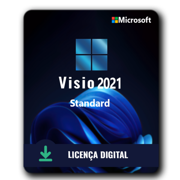 Visio 2021 Standard - 32/64 BITS - Licença Vitalícia + Nota Fiscal e Garantia