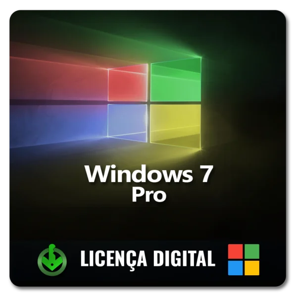 Windows 7 PRO 32/64 BITS - Licença Vitalícia + Nota Fiscal e Garantia