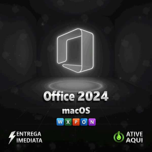Office 2024 Para MAC - 32/64 BITS - Licença Vitalícia + Nota Fiscal e Garantia